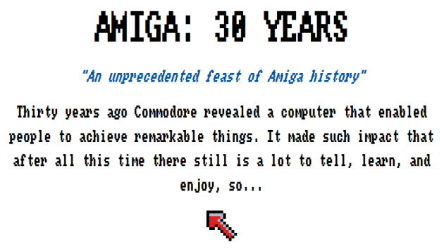 30 years of Amiga, 30 years of joy! (screenshot by Old School Game Blog)