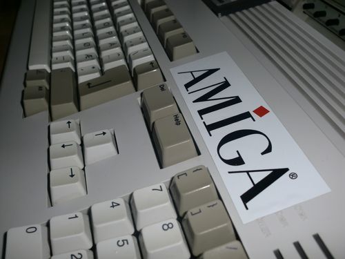 My Amiga 1200 (photo by Old School Game Blog)