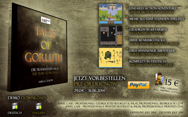 New commercial Amiga game - Tales of Gorluth: The Tear Stone Saga
