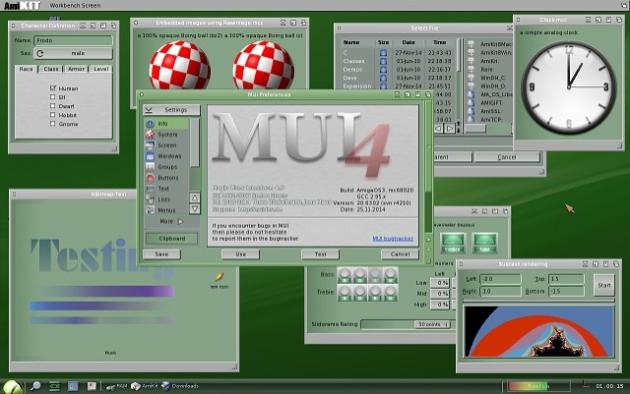 AmiKit with MUI 4 (screenshot taken from AmiKit homepage)