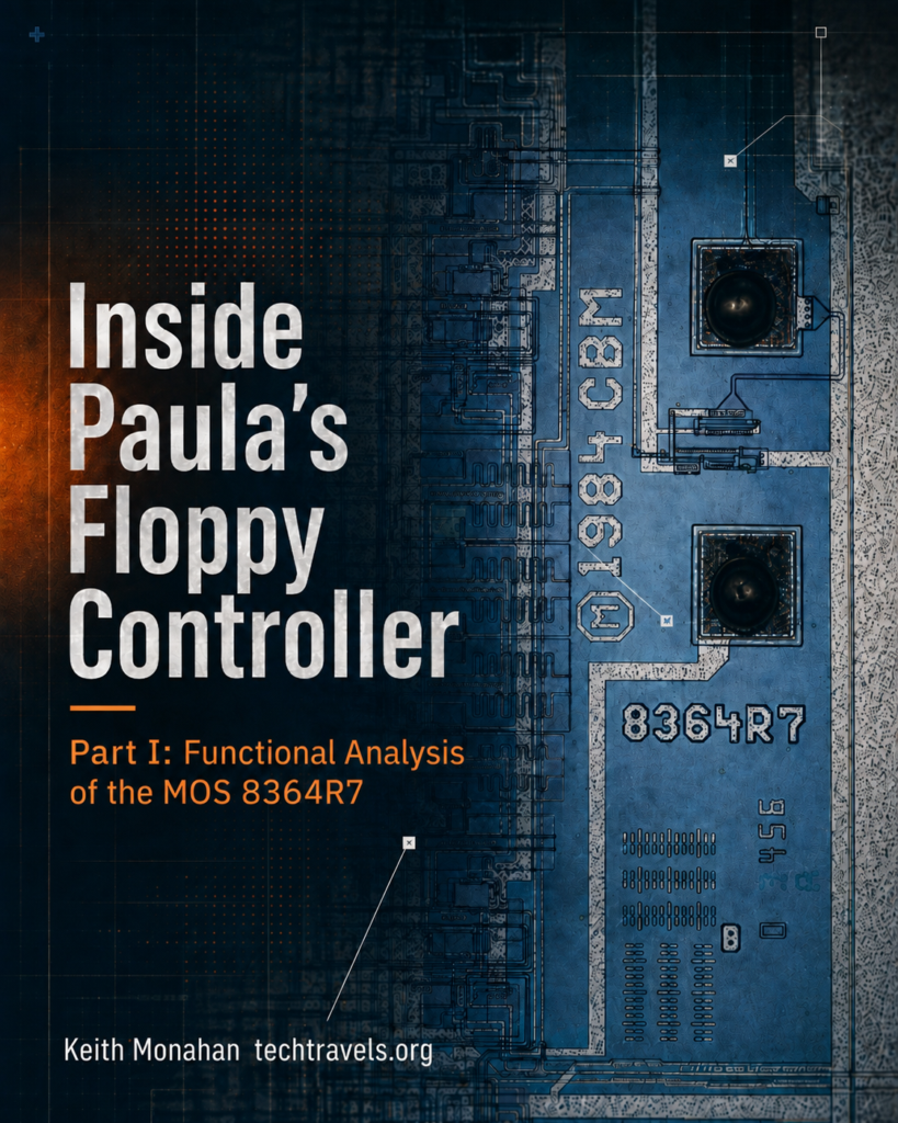 Inside Paula's Floppy Controller, Part I: Functional Analysis of the MOS 8364R7