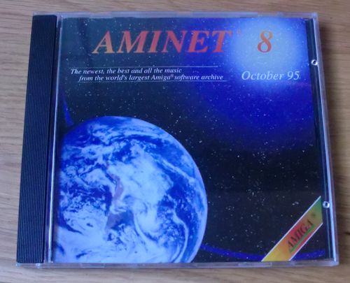 This is Aminet 8. It contains hundreds of MB's of Amiga stuff. This was actually my first Amiga CD ever!! (photo by Old School Game Blog)