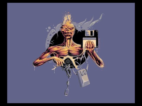 Iron Maiden music disk on the Amiga